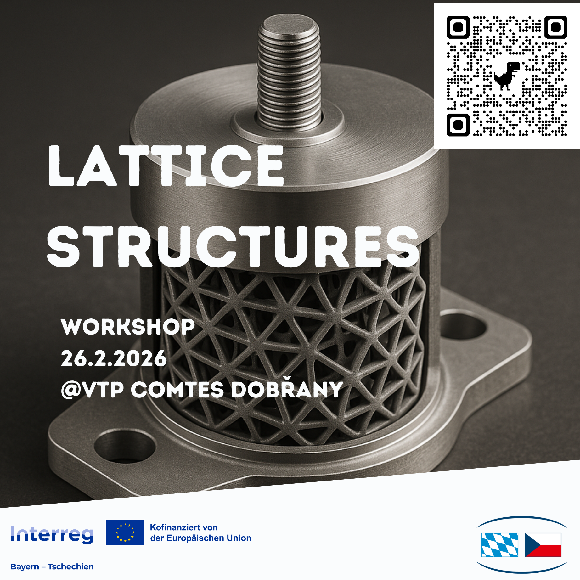 Workshop: 3Dtisk mřížkových struktur & topologická optimalizace